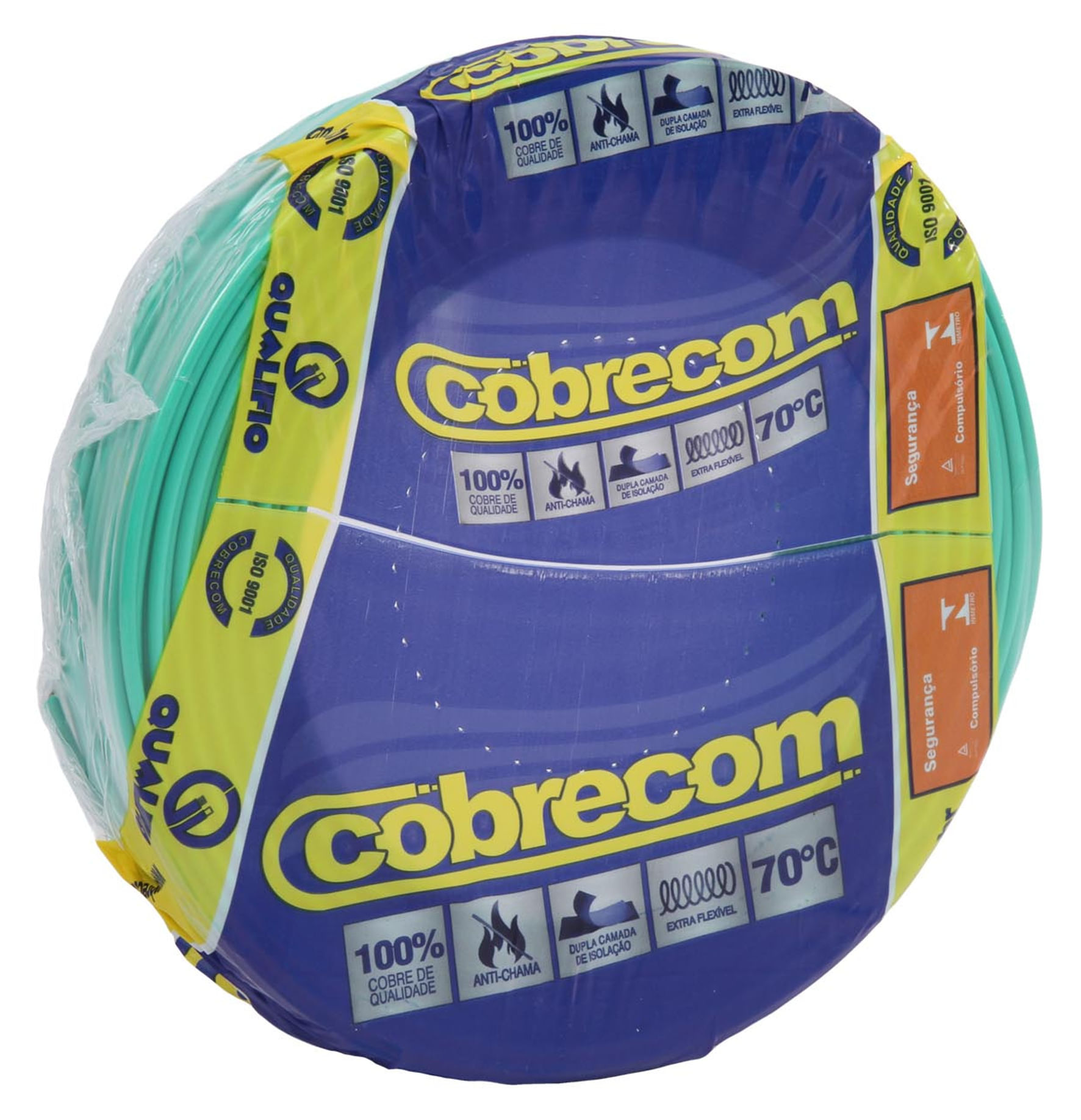 Encontraproduto.com.br - Cabo 6mm Flexicom Verde 100mt Cobrecom