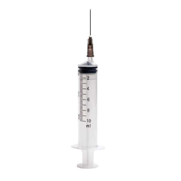 Encontraproduto.com.br - Seringa Luer Slip 10ml com Agulha 25 x 7mm - Caixa com 50 unidades
