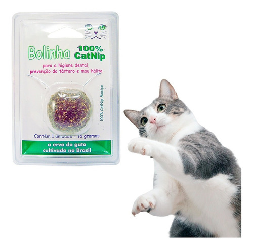 Bolinha de Catnip para Gatos Petpira