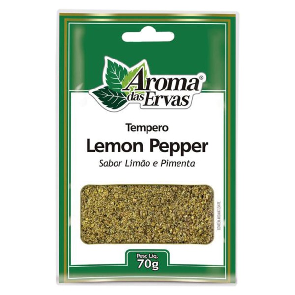 Tempero Lemon Pepper Aroma Das Ervas 70 G