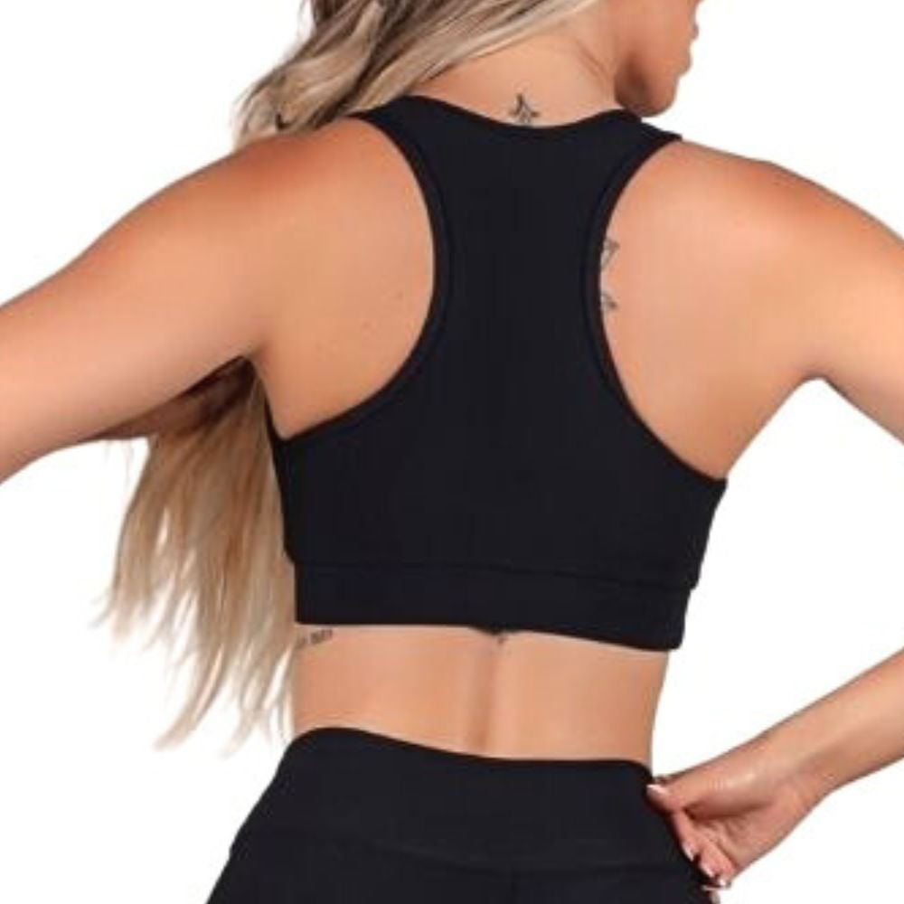 Encontraproduto.com.br - Top Feminino Academia Nadador com Elástico UV50+
