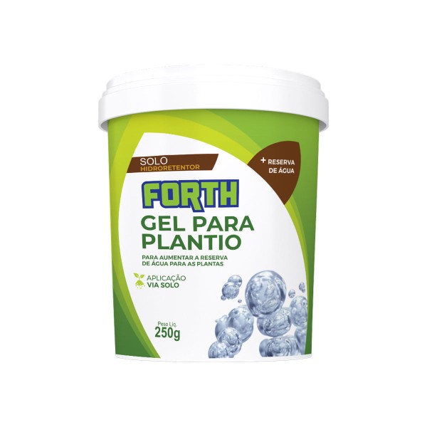 Encontraproduto.com.br - FORTH Gel para Plantio 250g  Registro Mapa SP 003204-2.000073 Solido, Garantias CRA 90% CTC 1100,00mmol c/Kg