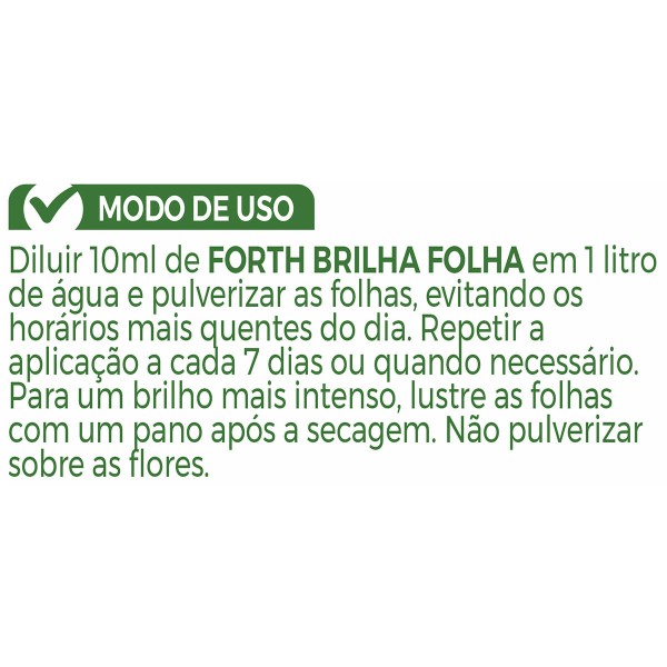 Encontraproduto.com.br - Forth Brilha Folha - Líquido Concentrado