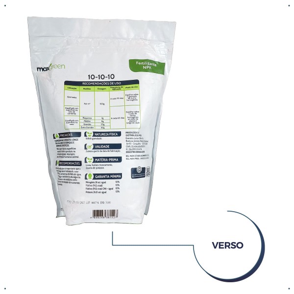 Encontraproduto.com.br - Maxgreen 10-10-10 - Pouch