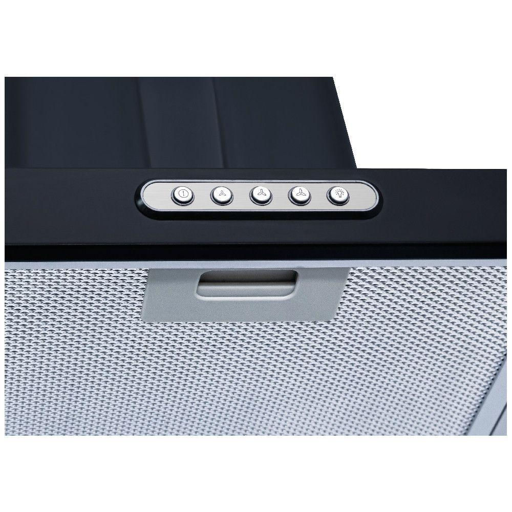 Encontraproduto.com.br - Depurador Compact New Embutir Inox 90 Cm Fogatti Preto 110v