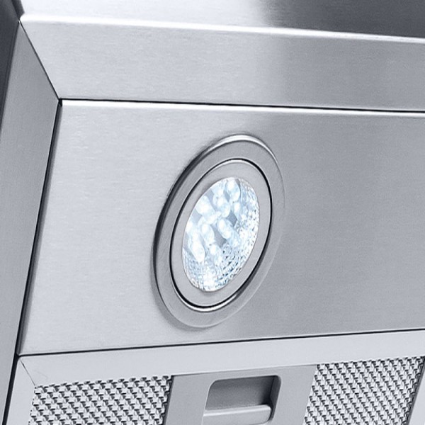 Encontraproduto.com.br - Coifa Vidro Reto Inox Duto Slim 60cm 220v Fogatti Inox