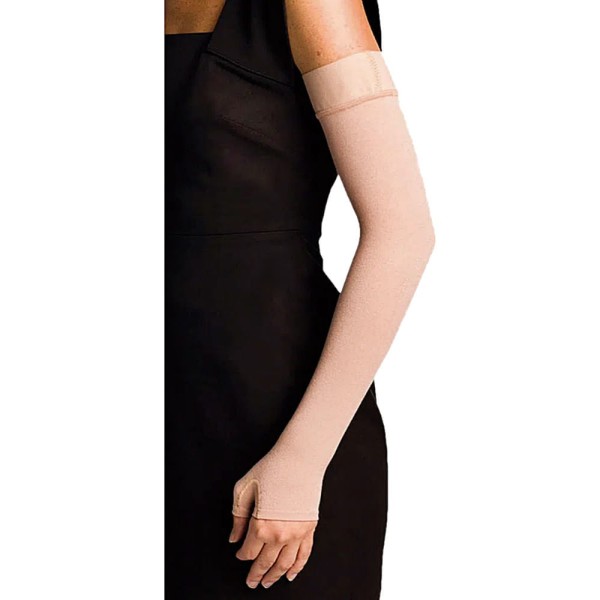 Encontraproduto.com.br - Braçadeira Sigvaris 412 20-30mmHg até o Punho com Polegar Natural Clara P3 - unidade