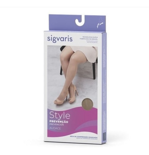 Encontraproduto.com.br - 120B - Meia Sigvaris Audace Meia Calça 15-20 MMHG Feminina