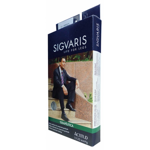 Encontraproduto.com.br - Meia Sigvaris Actitude 15-20 MMHG Masculina