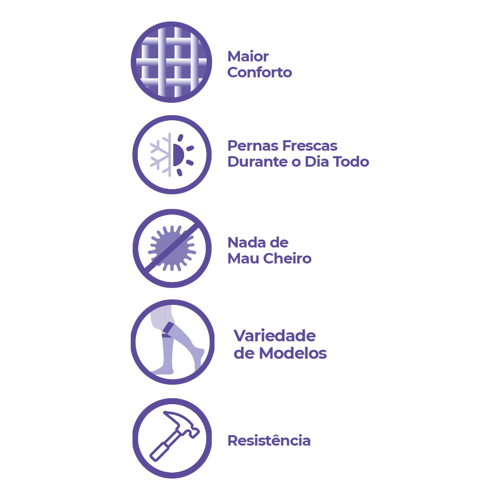 Encontraproduto.com.br - Meia Sigvaris Select Comfort Premium 3/4 - 20-30 G Normal Sem Ponteira