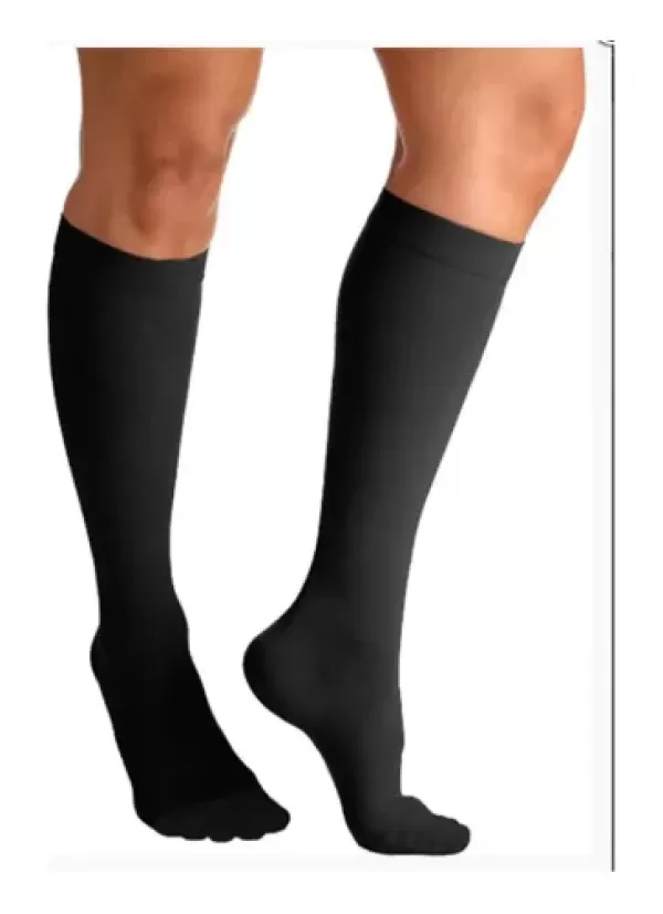 Meia Sigvaris 20-30 Select Premium 3/4 Preta Em Oferta!