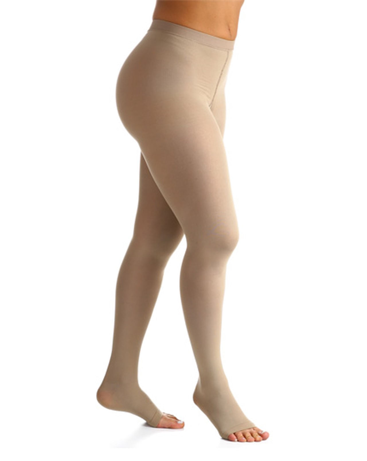 Encontraproduto.com.br - Meia Calça Sigvaris AT 862 20-30 mmhg Sem Ponteira Select Comfort Premium Natural Média Compressão
