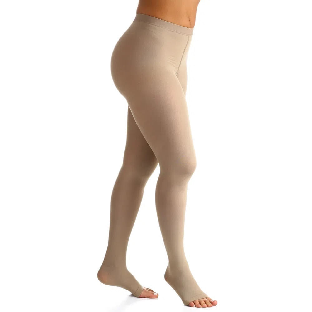 Encontraproduto.com.br - Meia Calça Sigvaris AT 862 20-30 mmhg Sem Ponteira Select Comfort Premium Natural Média Compressão
