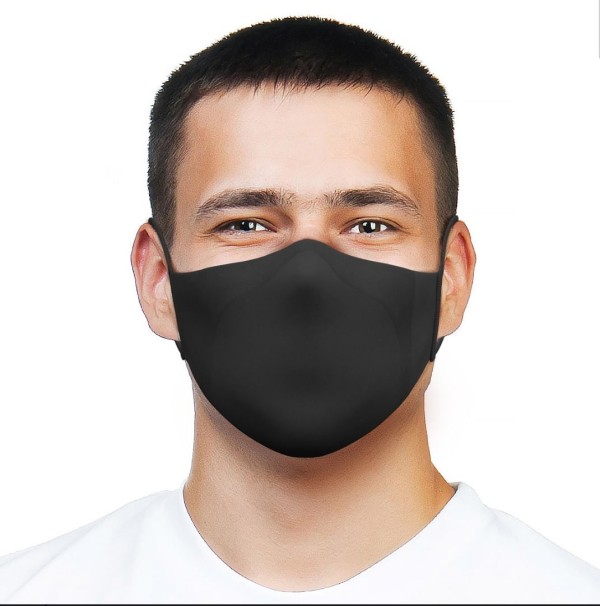 Encontraproduto.com.br - Máscara Reutilizável Sigvaris Antiviral Tam G Preta - 2 máscaras