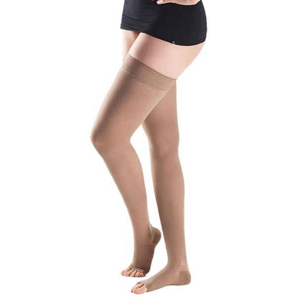 Encontraproduto.com.br - Meia Coxa 7/8 Basic Af 972 20-30 Mmhg Sigvaris Bege