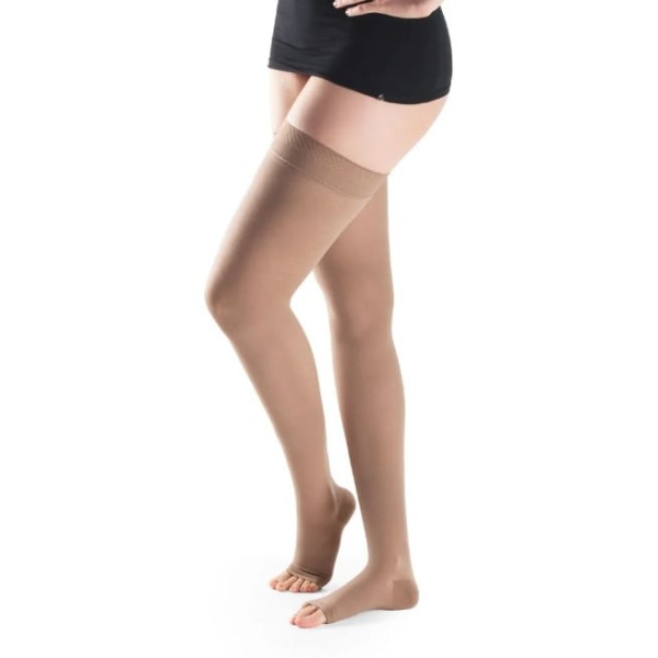 Encontraproduto.com.br - Meia Coxa 7/8 Basic AF 973 30-40 mmHg Sigvaris Bege