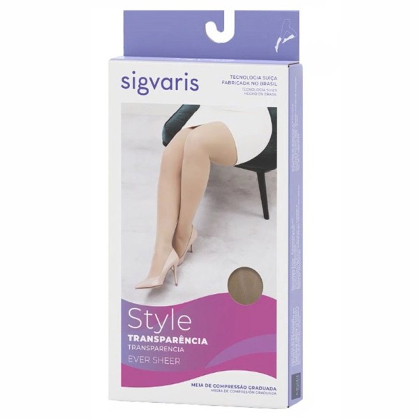 Encontraproduto.com.br - Meia-Calça Ever Sheer 20-30mmHg Aberta Natural Tam G2