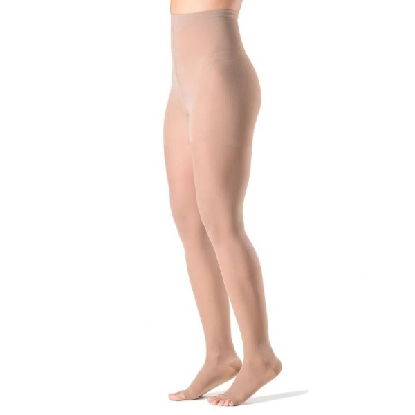Encontraproduto.com.br - Meia-Calça Ever Sheer 20-30mmHg Aberta Natural Tam G2