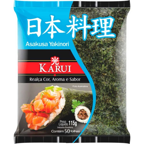 Encontraproduto.com.br - Alga Nori Karui Otafuku 115g Com 50 Folhas