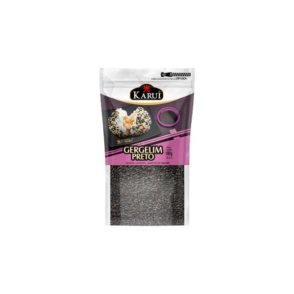 Encontraproduto.com.br - Gergelim Preto Karui 100g