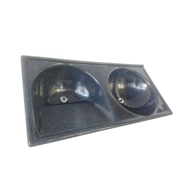 Encontraproduto.com.br - Tanque Decoralita Marmofibra TM102 102x50cm Cinza Nobre