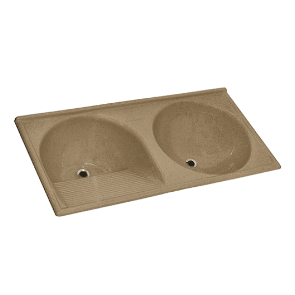 Tanque Decoralita 112x53 Marrom Imperial Marmofibra - TM112MI