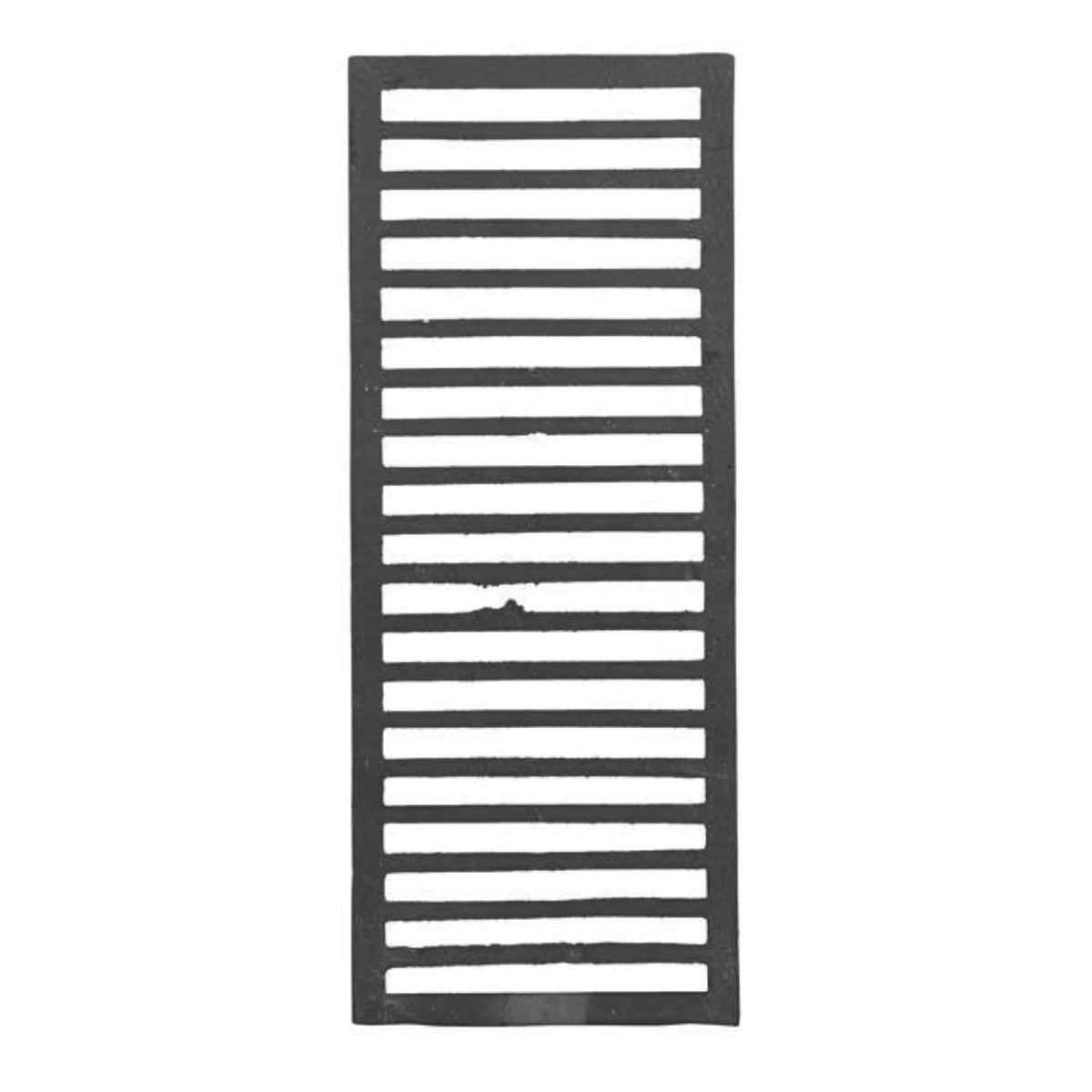 Ralo Grelha Retangular Ferro Fundido Brazilian 20x50cm