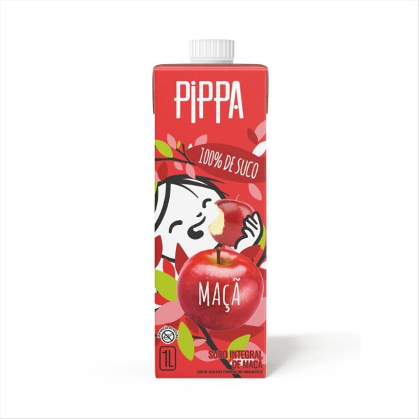 Encontraproduto.com.br - Suco Integral Pippa Maçã Tetra Pak 1 L
