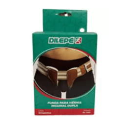 Encontraproduto.com.br - Funda para Hérnia Inguinal Dupla Dilepé Tamanho M 1 un