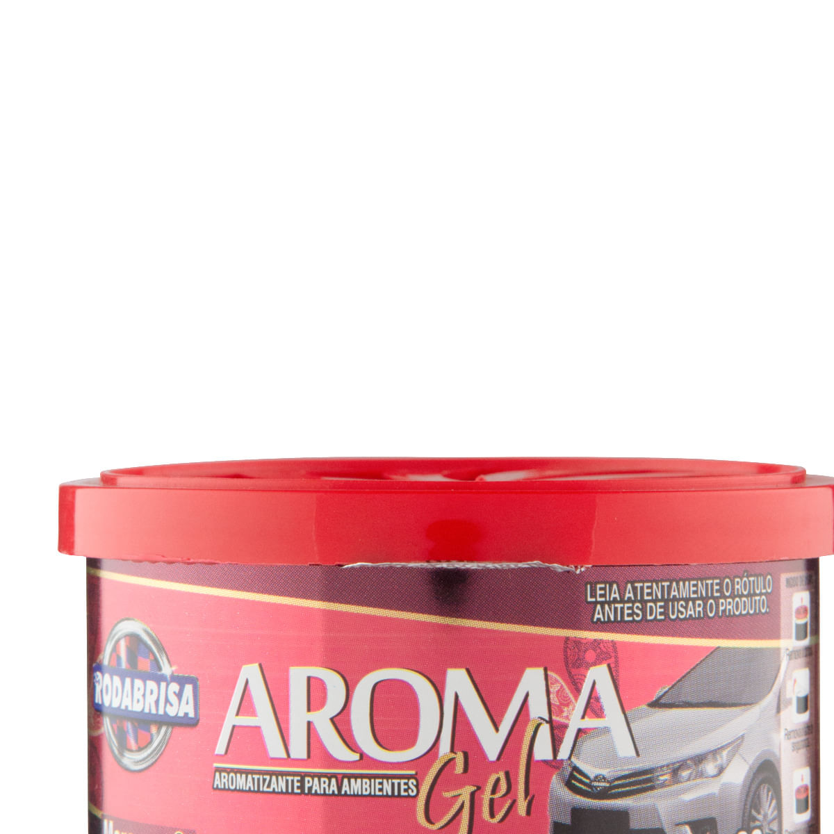 Encontraproduto.com.br - DESODORIZADOR AROMA GEL RODABRILL MORANGO 60G