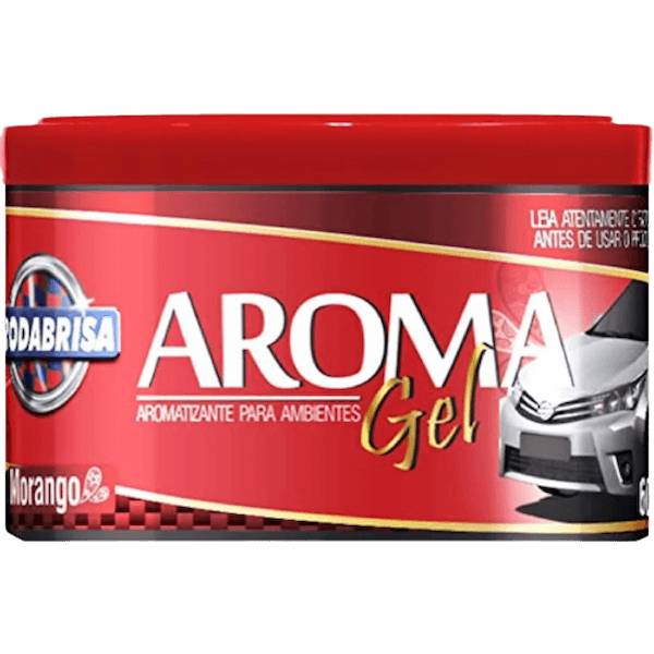 Encontraproduto.com.br - DESODORIZADOR AROMA GEL RODABRILL MORANGO 60G
