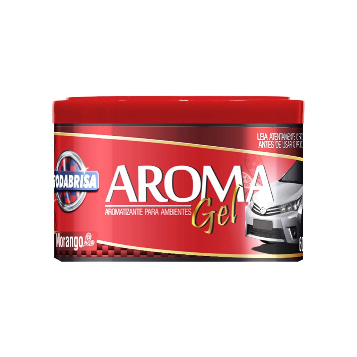 Encontraproduto.com.br - DESODORIZADOR AROMA GEL RODABRILL MORANGO 60G