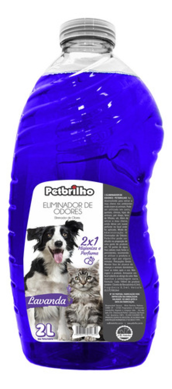 Encontraproduto.com.br - Eliminador Odores Petbrill Lavanda 2L