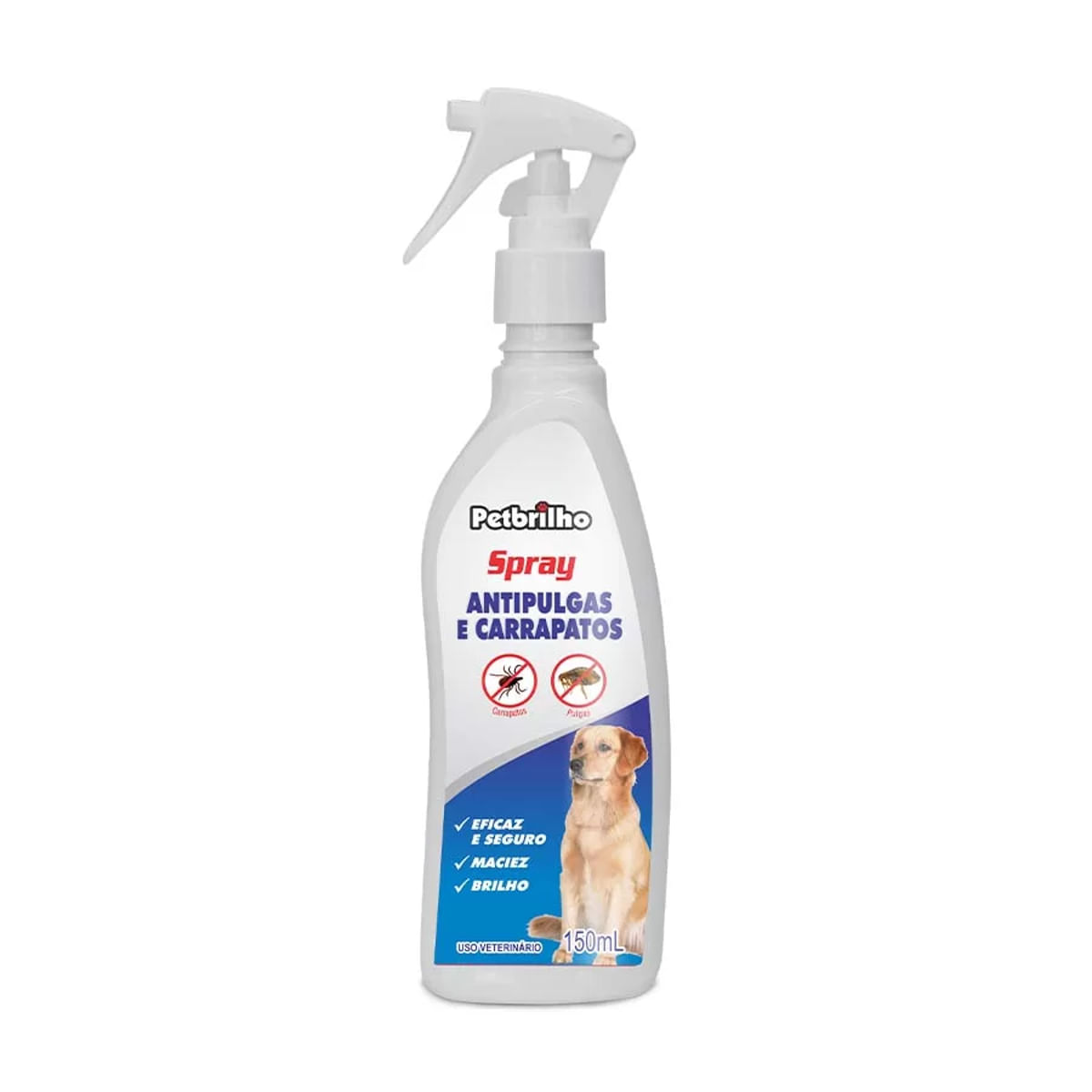 Spray Antipulgas e Carrapatos Petbrilho