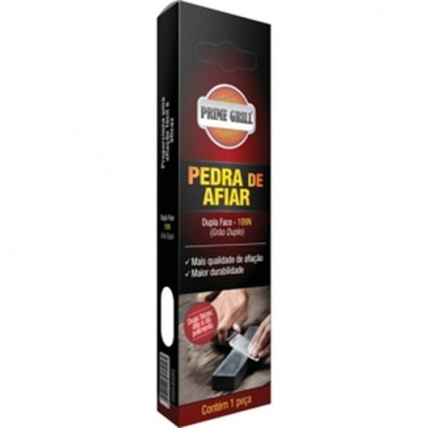 Encontraproduto.com.br - Pedra p/ Afiar Prime Grill Dupla Face