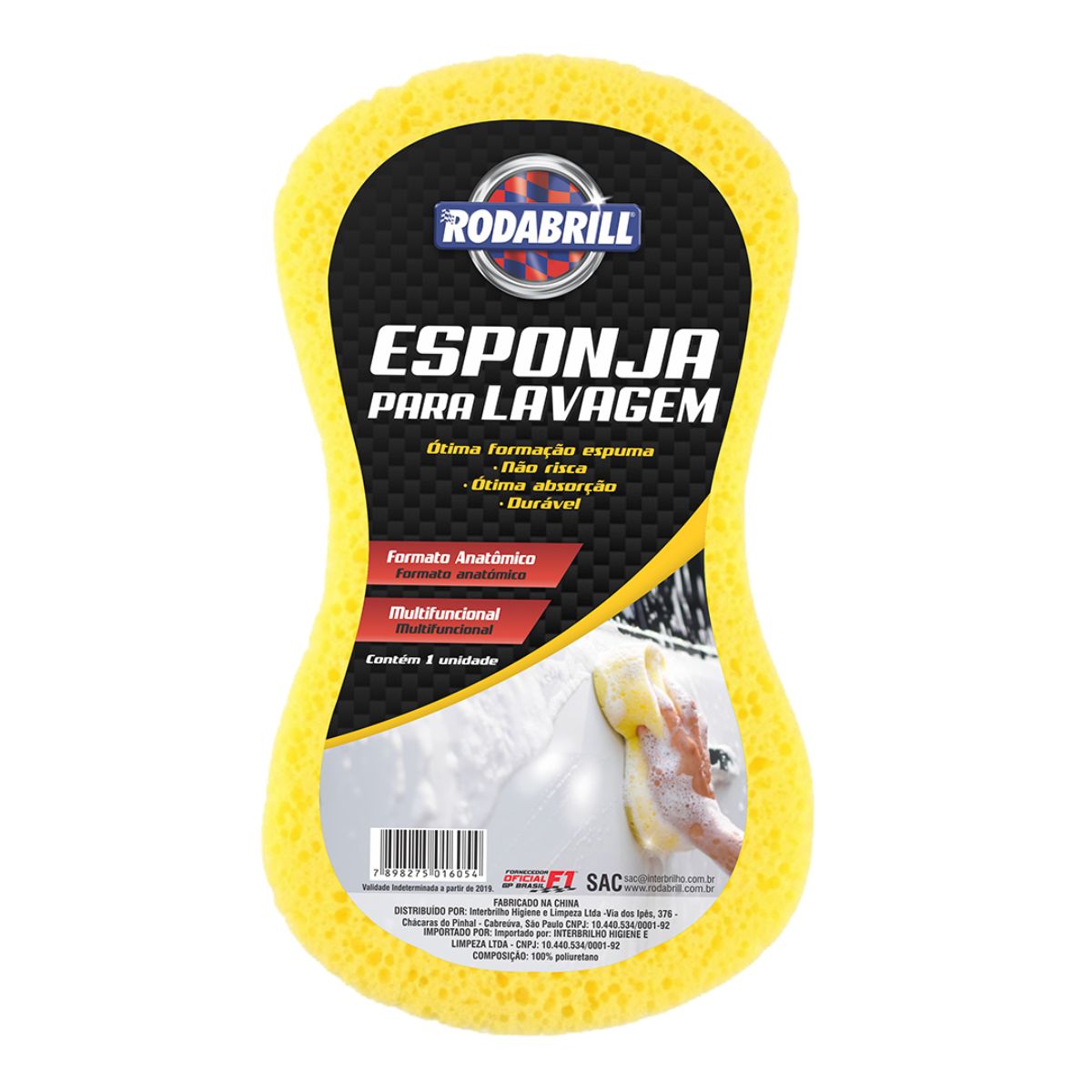 Encontraproduto.com.br - Esponja Para Lavagem Rodabrill Un