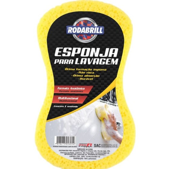 Encontraproduto.com.br - Esponja Para Lavagem Rodabrill Un