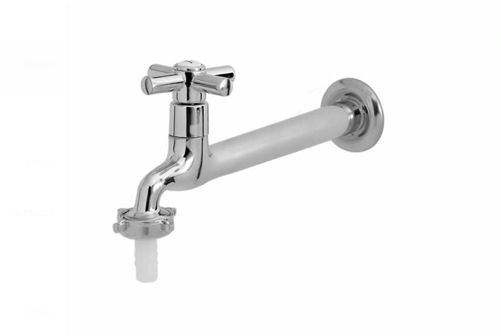 Encontraproduto.com.br - Torneira Cozinha De Parede Ravena Com Bico Dn15/dn20 C31 1163 - Pevilon