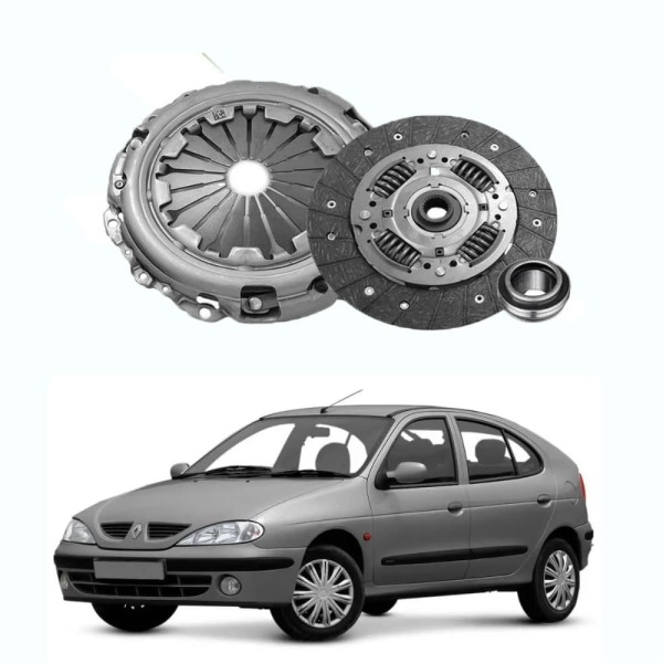 Encontraproduto.com.br - Kit Embreagem Renault Scenic 1.6 16V 2001 A 2010 Com Rolamen