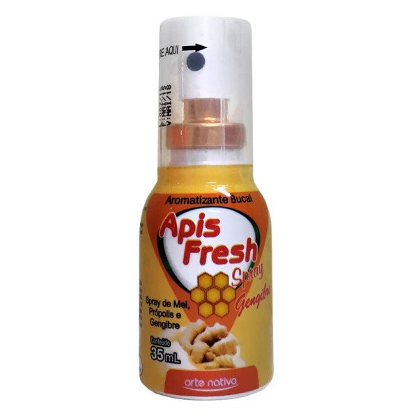 Encontraproduto.com.br - Spray Própolis Apis Fresh Gengibre 35ml
