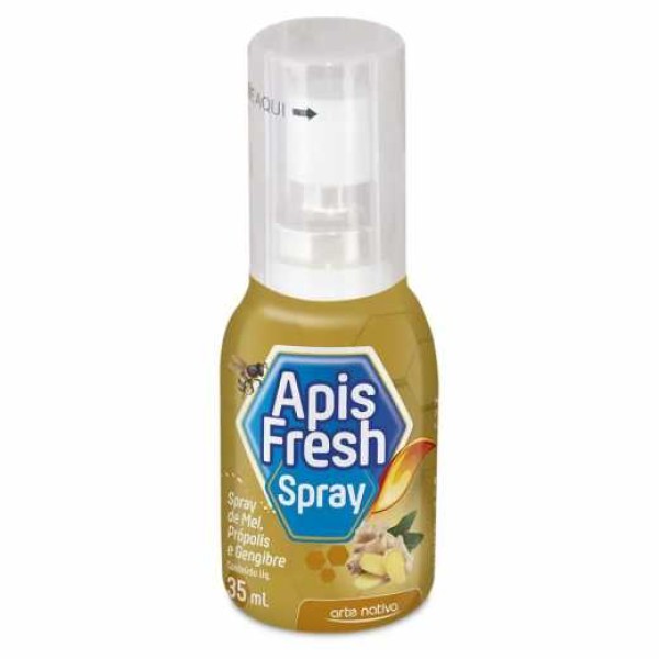 Encontraproduto.com.br - Spray Própolis Apis Fresh Gengibre 35ml