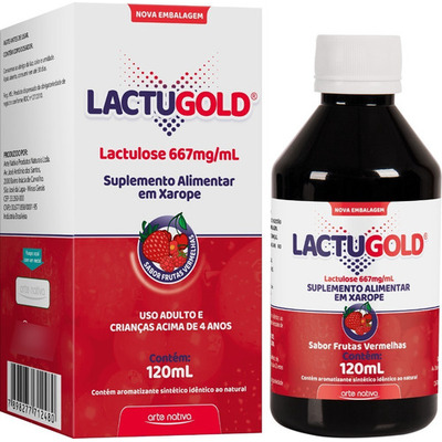 Lactugold Xarope Sabor Frutas Vermelhas com 120ml