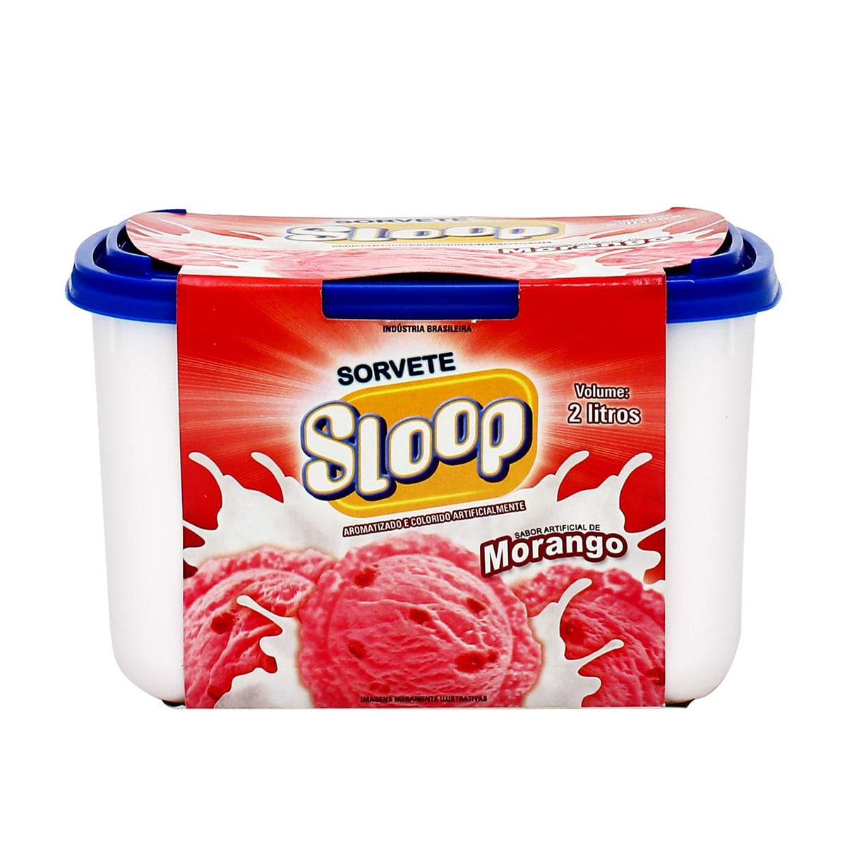 Encontraproduto.com.br - Sorvete Sloop Morango 2L