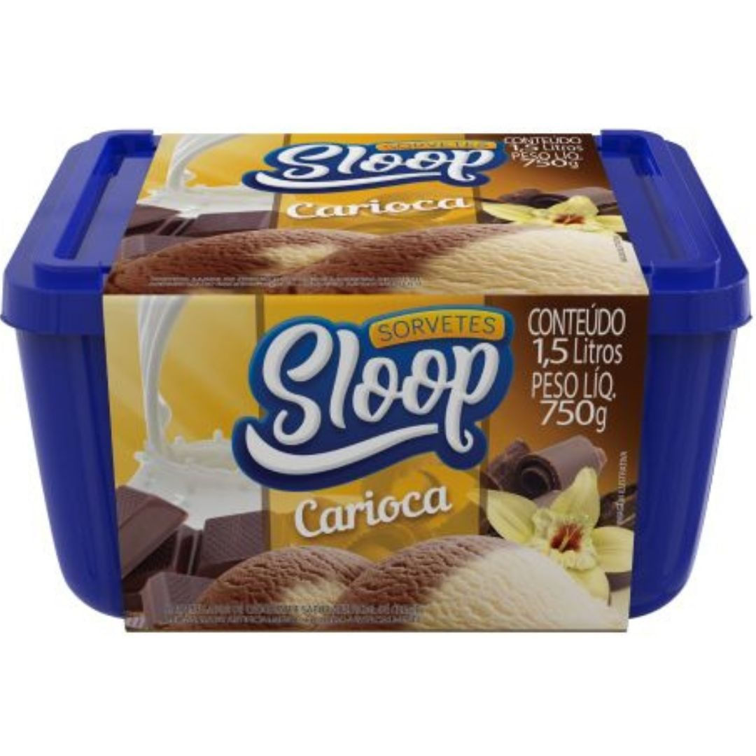 Encontraproduto.com.br - Sorvete Sloop Carioca 1,5l