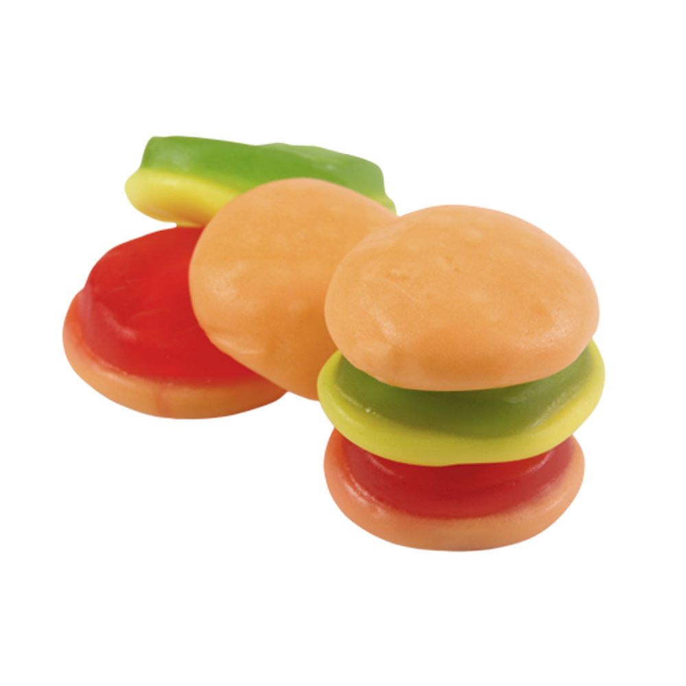 Encontraproduto.com.br - Bala de Gelatina Hamburguer 90g - Fini