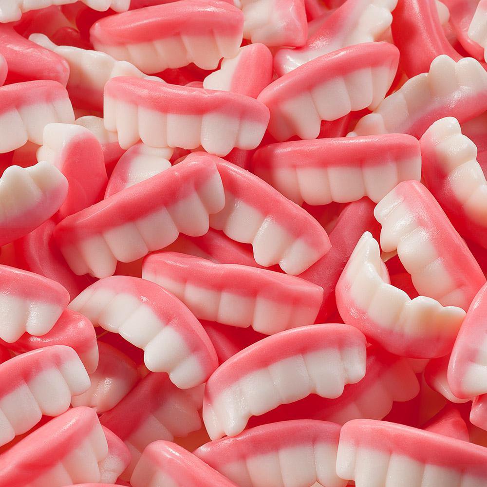 Bala de Gelatina Fini Dentaduras 90g