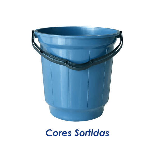Encontraproduto.com.br - Balde Reforçado Cores 20 Litros C/ Alça De Ferro