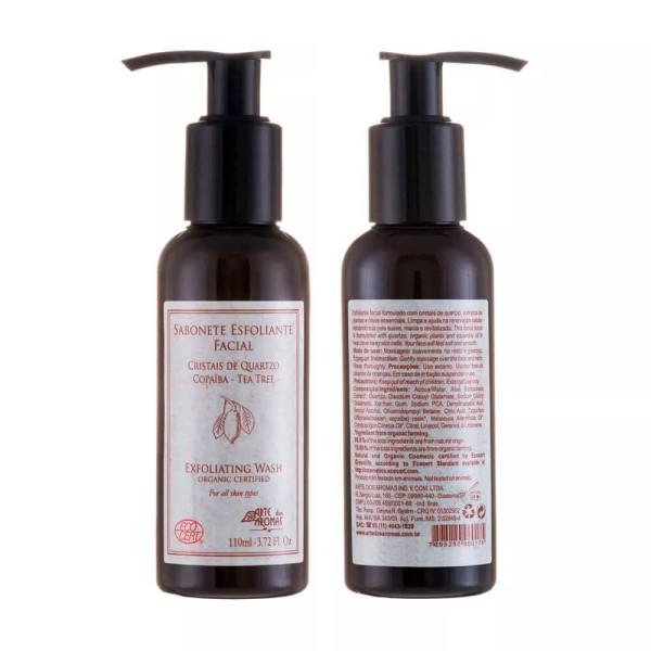 Encontraproduto.com.br - Sabonete Esfoliante Orgânico com Cristais 110ml Arte dos Aromas
