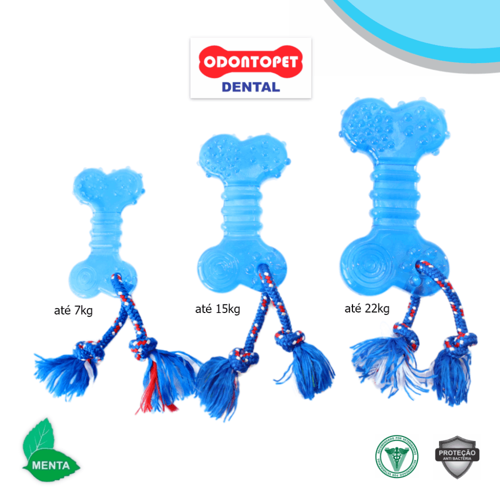 Encontraproduto.com.br - Brinquedo Dentalbone Flat com Corda Odontopet