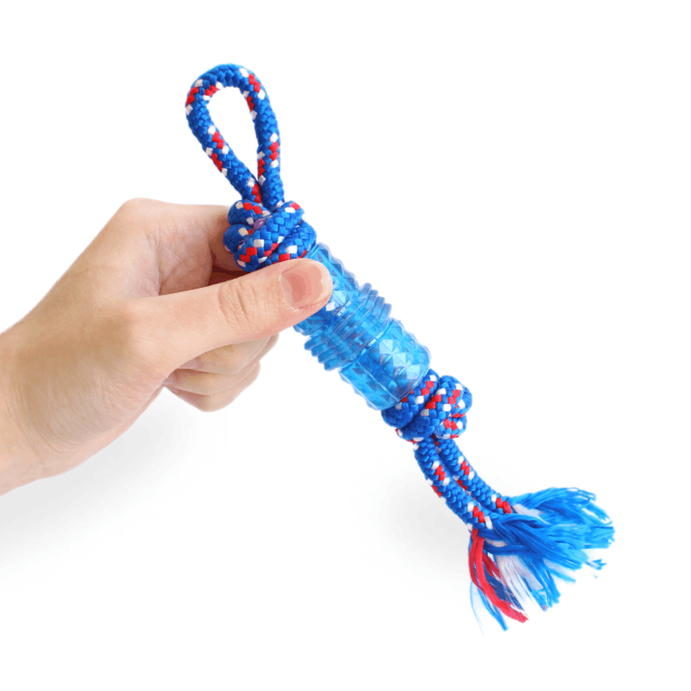 Encontraproduto.com.br - Brinquedo Dentalbone Tubo com Corda Odontopet